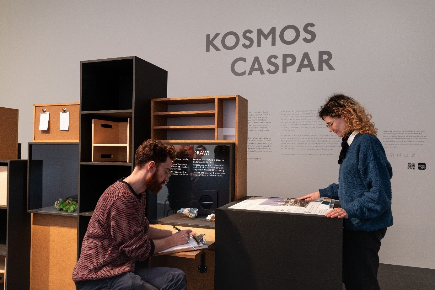 Hamburger Kunsthalle, Vermittlungsraum Kosmos Caspar, Foto: Fred Dott