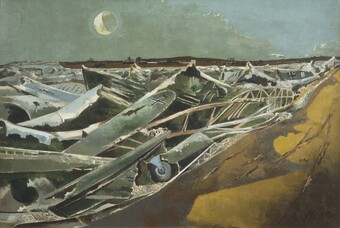 Paul Nash (1889–1946) Totes Meer, 1940/41 Öl auf Leinwand, 102 x 152,4 cm Tate: Presented by the War Artists Advisory Committee 1946 © Tate