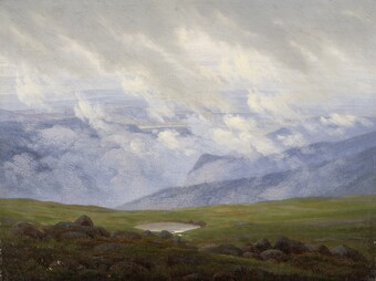 Caspar David Friedrich (1774 - 1840), Ziehende Wolken, um 1820, Hamburger Kunsthalle / bpk Foto: Elke Walford Caspar David Friedrich (1774 - 1840), Ziehende Wolken, um 1820, Hamburger Kunsthalle / bpk Foto: Elke Walford