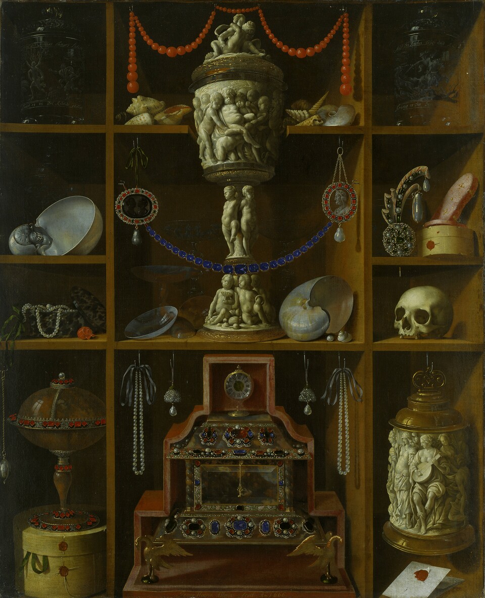 JJohann Georg Hinz (um 1630/31–1688), Kunstkammerregal, 1666, © Hamburger Kunsthalle / bpk Foto: Elke Walford Johann Georg Hinz (um 1630/31–1688), Kunstkammerregal, 1666, © Hamburger Kunsthalle / bpk Foto: Elke Walford
