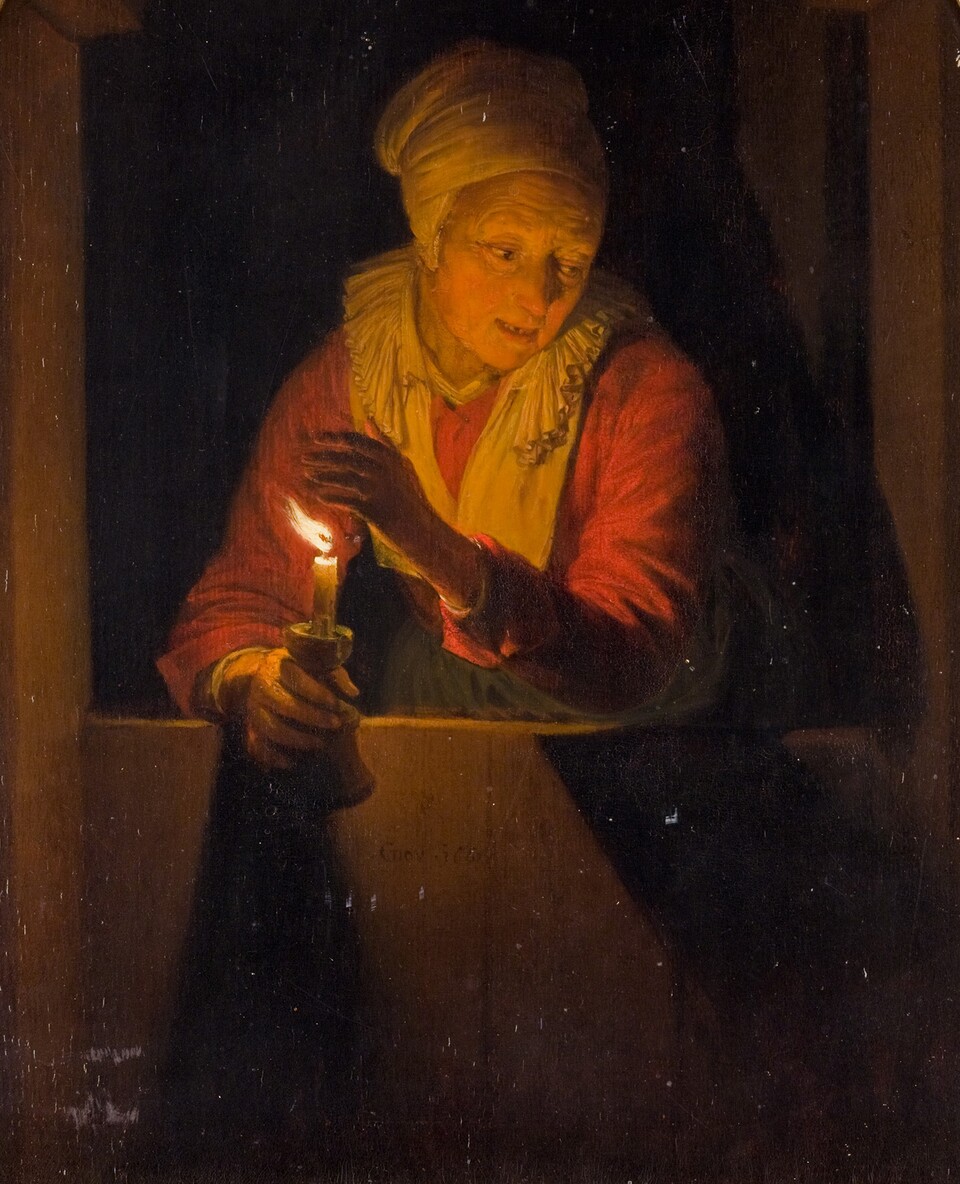 Gerrit Dou_Alte Frau mit Kerze_1661, Wallraf-Richartz-Museum & Fondation Corboud Foto: © Rheinisches Bildarchiv Köln, rba_d029745 Gerrit Dou_Alte Frau mit Kerze_1661, Wallraf-Richartz-Museum & Fondation Corboud Foto: © Rheinisches Bildarchiv Köln, rba_d029745