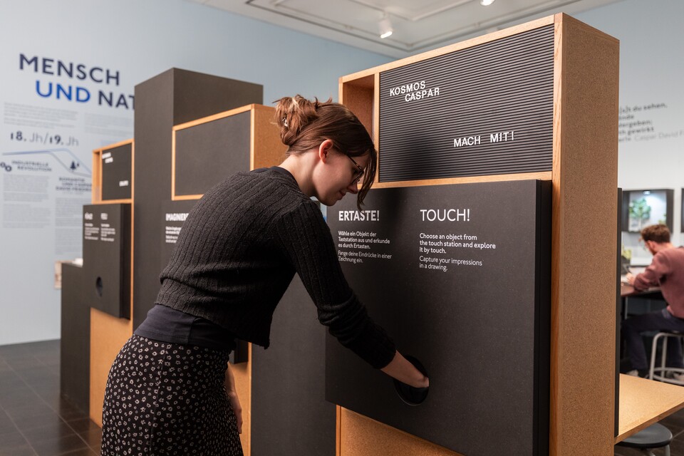 Hamburger Kunsthalle, Vermittlungsraum Kosmos Caspar, Foto: Fred Dott