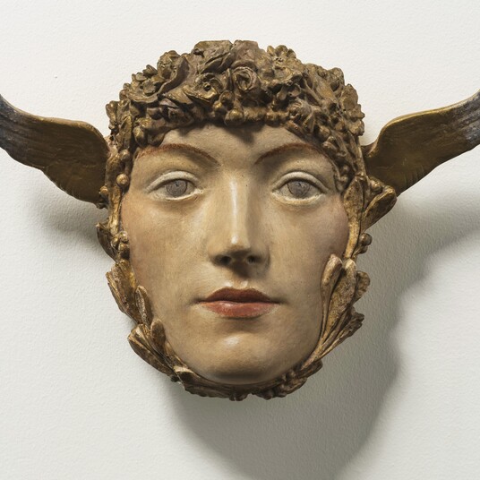 Fernand Khnopff (1858–1921), Eine Maske (Un masque), um 1897 © Hamburger Kunsthalle / bpk Foto: Christoph Irrgang