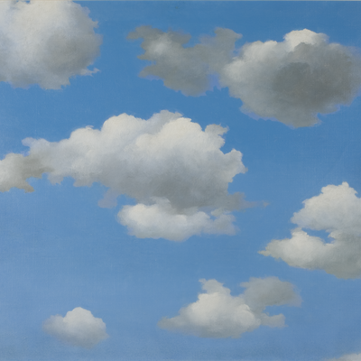 René Magritte  La malédiction, 1931 Oil on canvas 54,5 x 73,5 cm, framed: 73 x 92 x 6 cm Museum Voorlinden, Wassenaar, The Netherlands VG Bild-Kunst, Bonn 2025