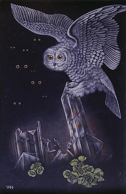 Valentine Hugo, Die Wahrheit würde in Gestalt einer Schneeeule vom Himmel fallen, 1932 Valentine Hugo, Die Wahrheit würde in Gestalt einer Schneeeule vom Himmel fallen, 1932